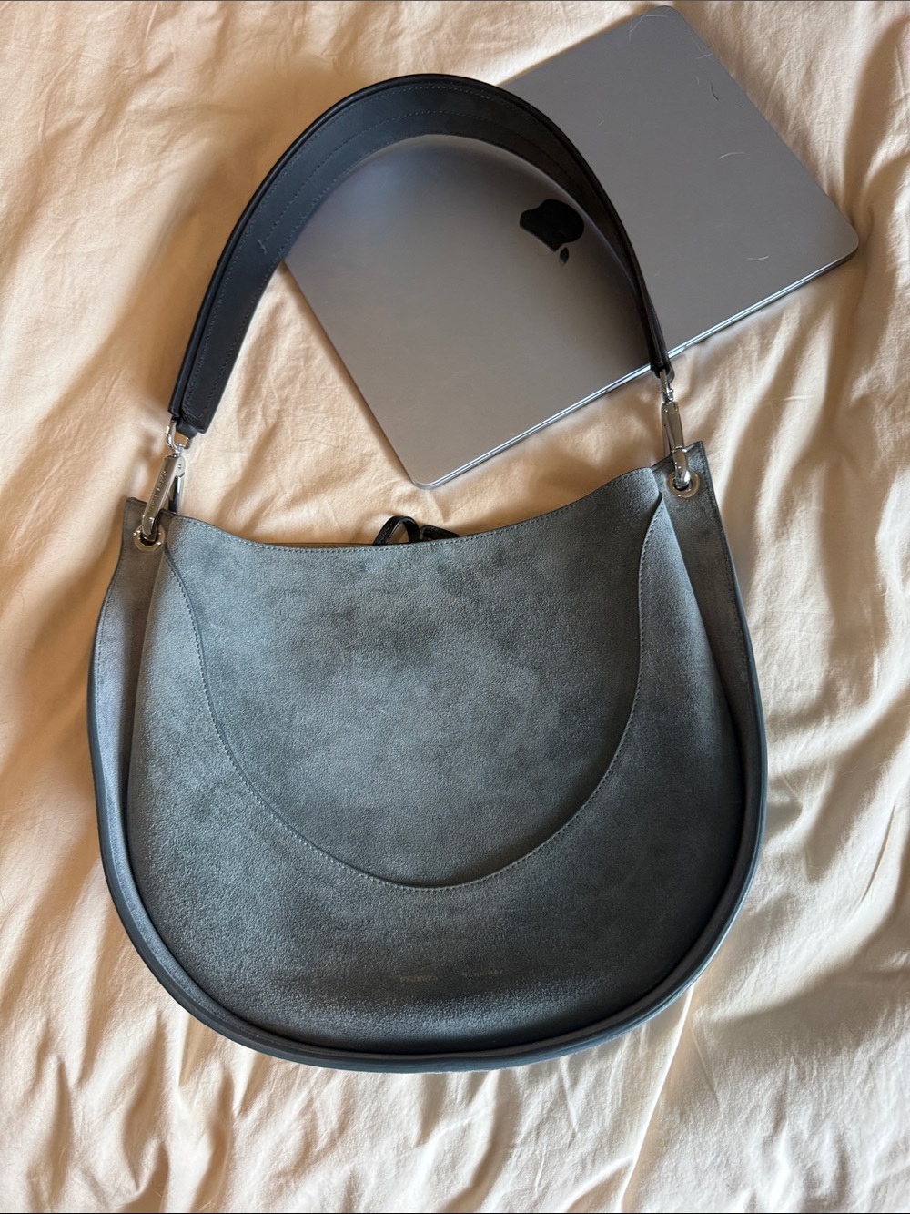 Proenza Schouler Charcoal Crescent Shoulder Bag